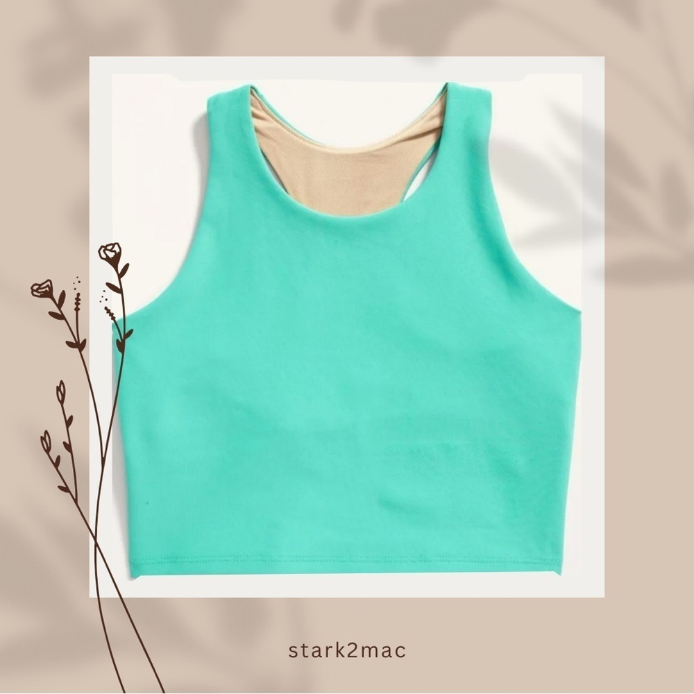 (129)Old Navy Kids Tank Top in Teal